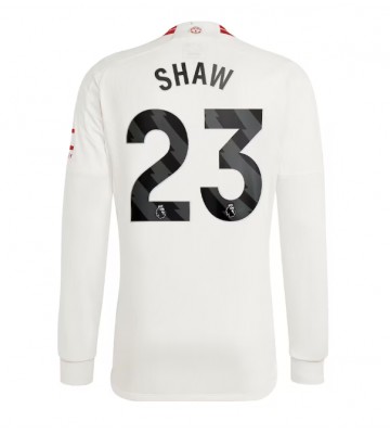 Manchester United Luke Shaw #23 Tredjetröja 2023-24 Långärmad